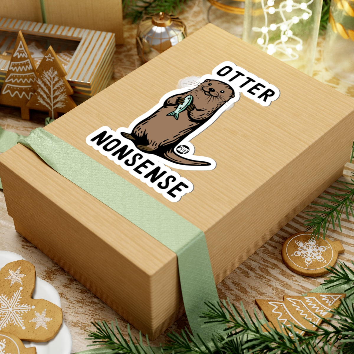 Otter NonsenseTodd Art Sticker