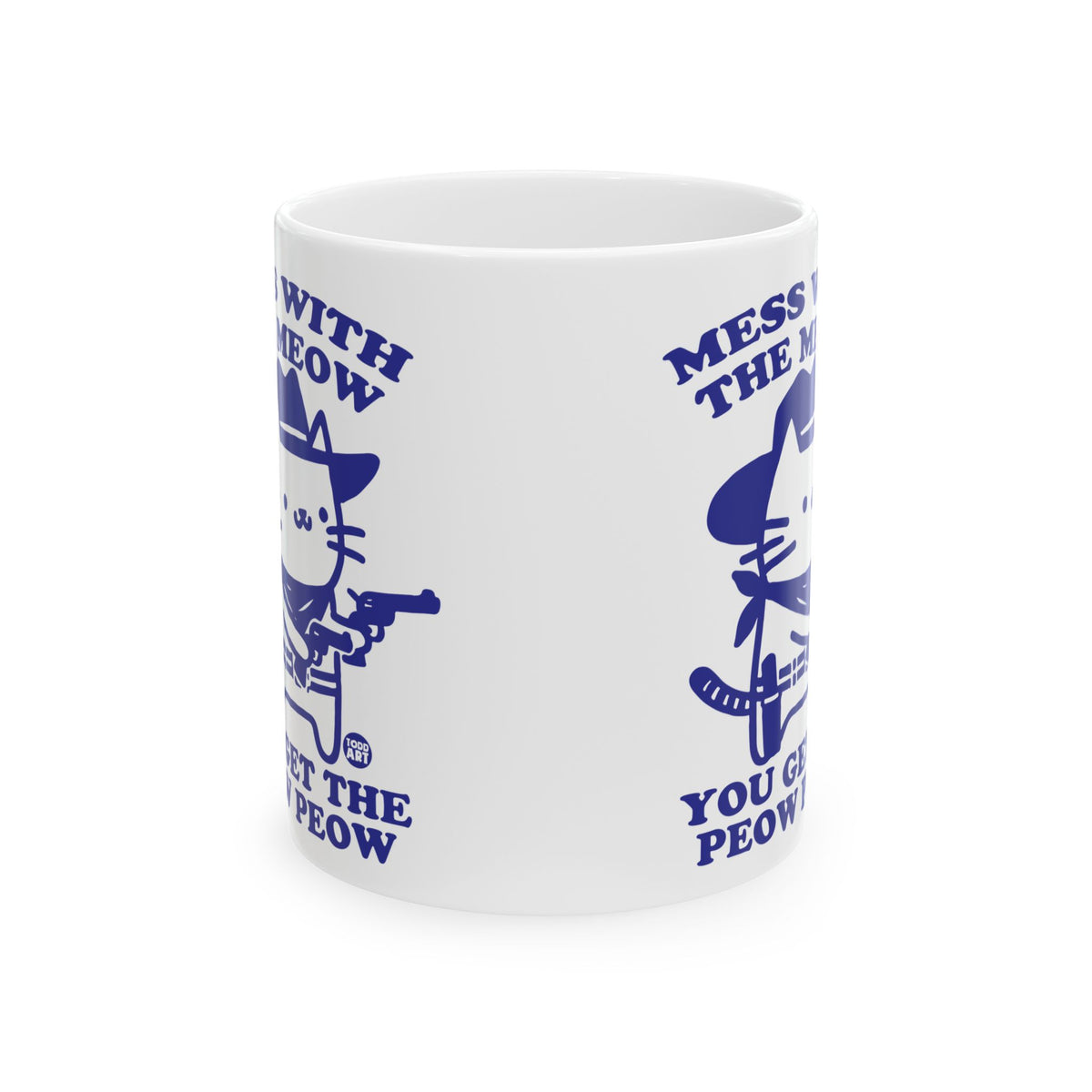 Cowboy Cat Gunslinger Todd Art Mug