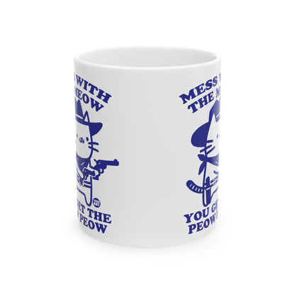 Cowboy Cat Gunslinger Todd Art Mug