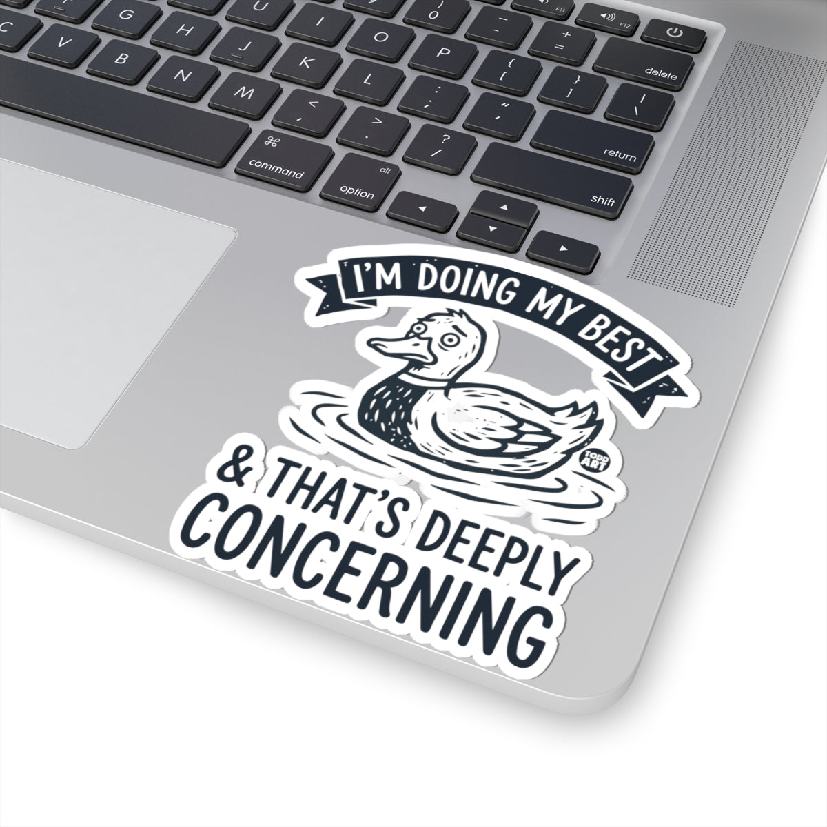 Anxious DuckTodd Art Sticker
