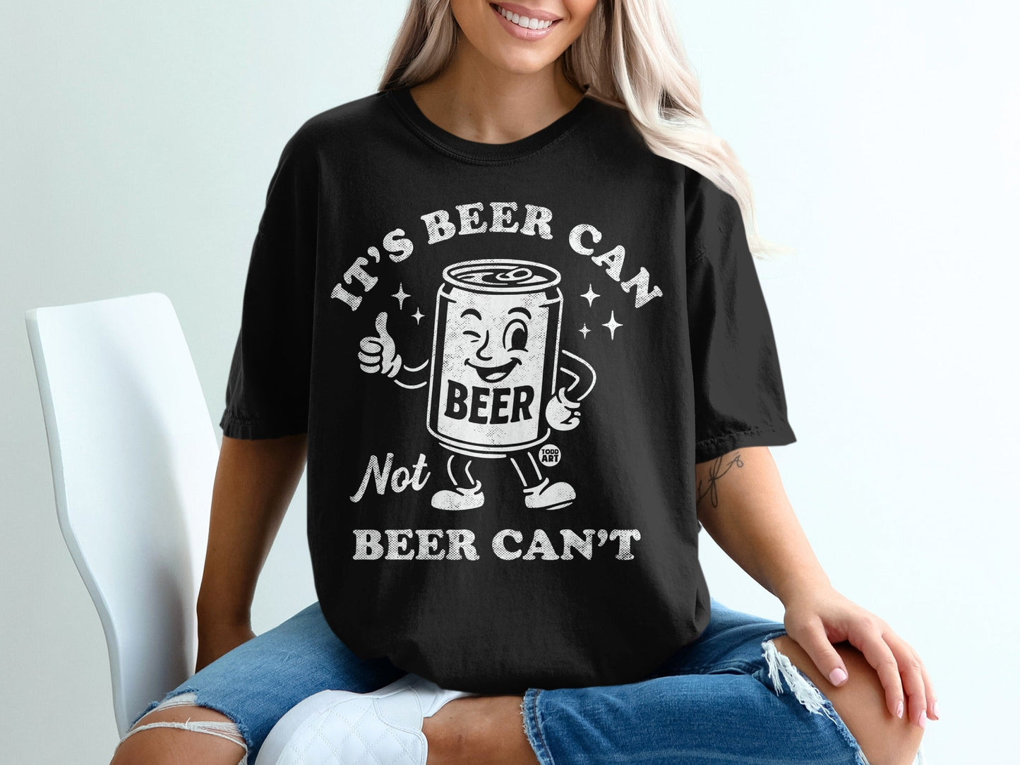 It's Beer Can Not Beer Can't Graphic Tee Shirt