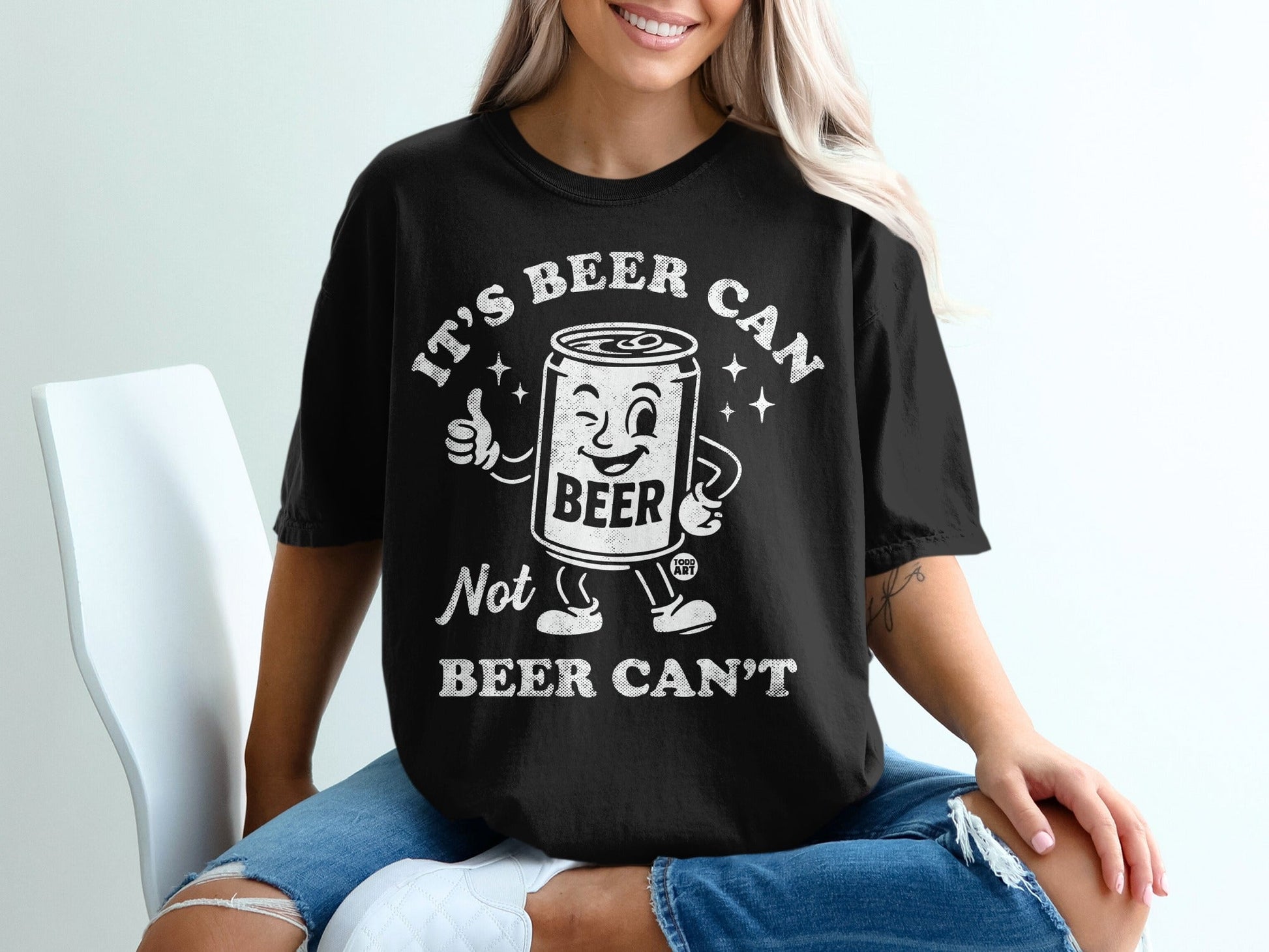 It's Beer Can Not Beer Can't Graphic Tee Shirt