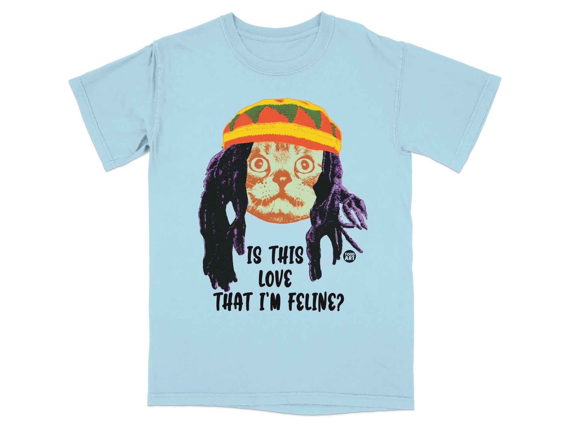 Is This Love That I'm Feline Cat Graphic T-Shirt