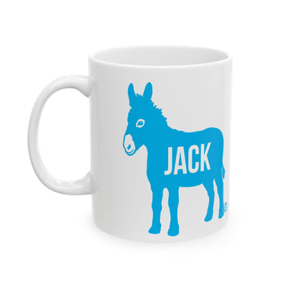 Bright Eyed Donkey Portrait Todd Art Mug