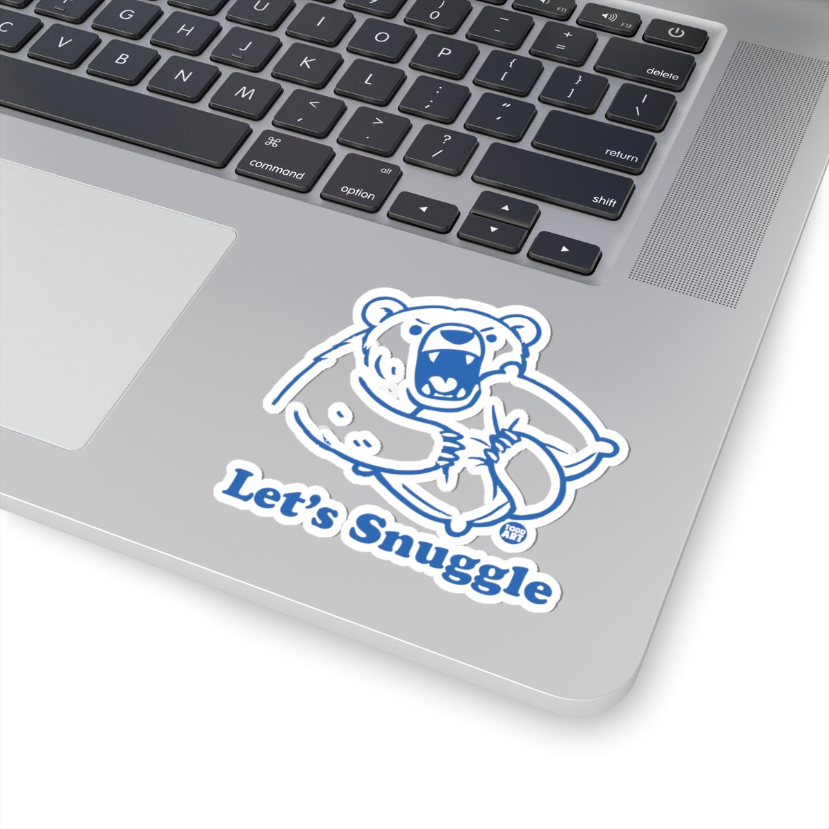 Let's SnuggleTodd Art Sticker