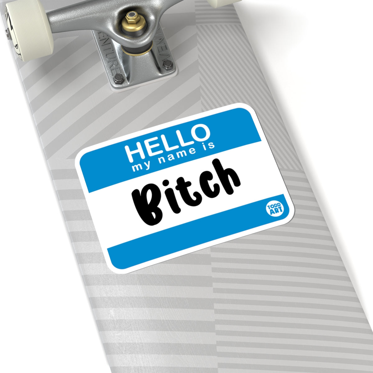 my name is Pitch Todd Art Sticker
