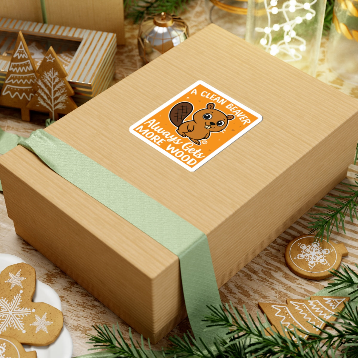 a-clean-beaver-gets-more-wood-sticker