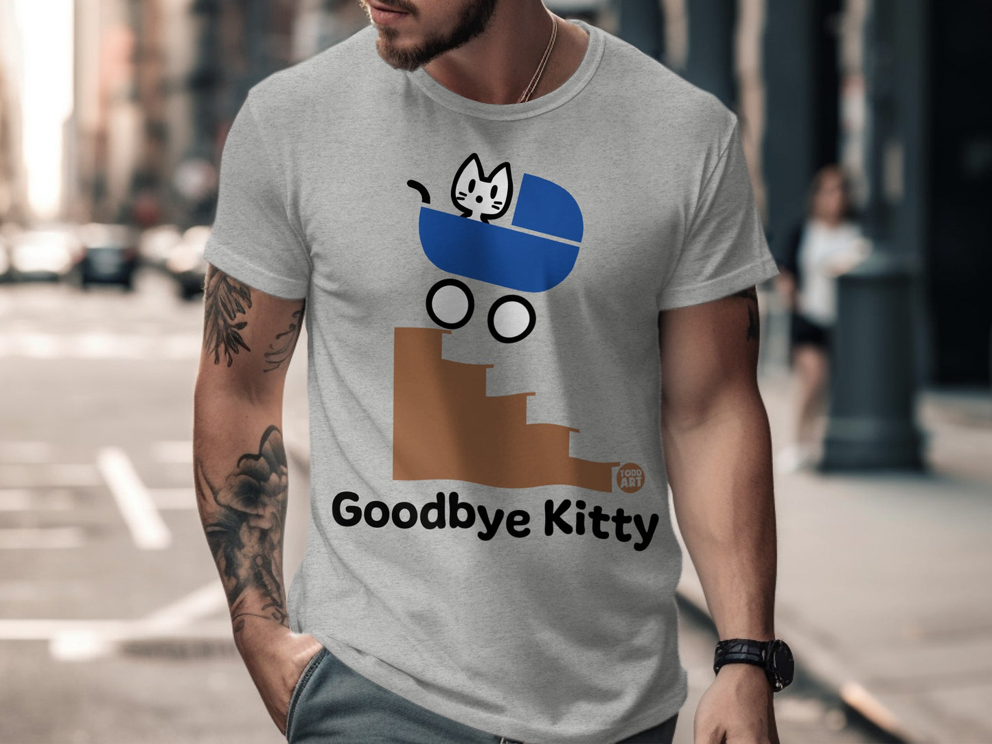 Goodbye Kitty Stroller Graphic Shirt Product