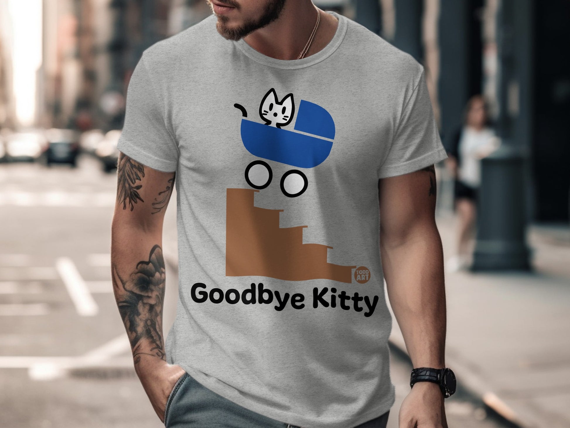 Goodbye Kitty Stroller Graphic Shirt Product