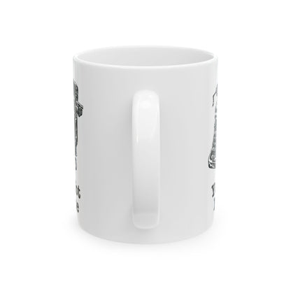 Typewriter Blues Todd Art Mug