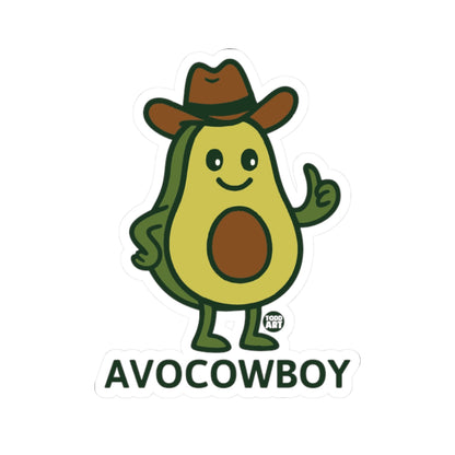 Avocowboy Todd Art Sticker
