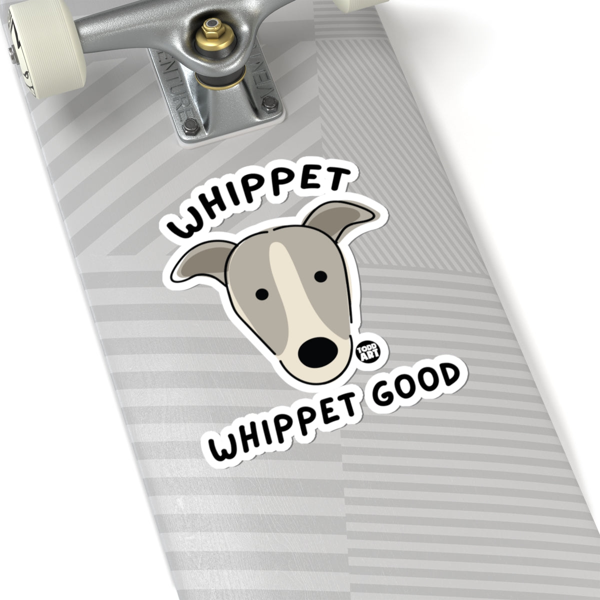 Whippet GoodTodd Art Sticker