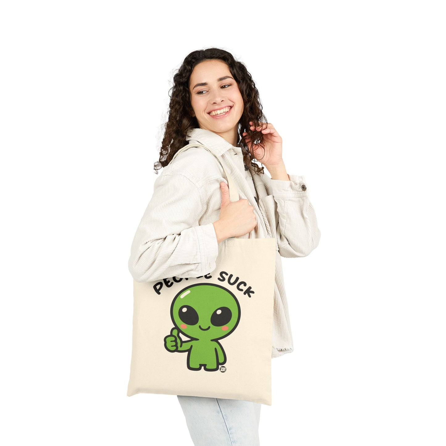 People Suck Alien Tote Bag