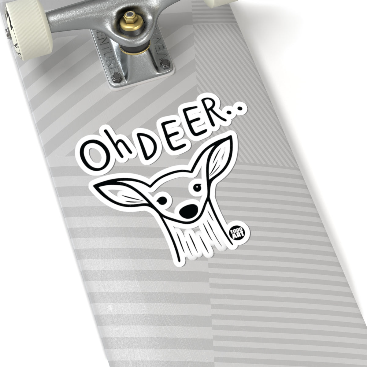 Oh DeerTodd Art Sticker