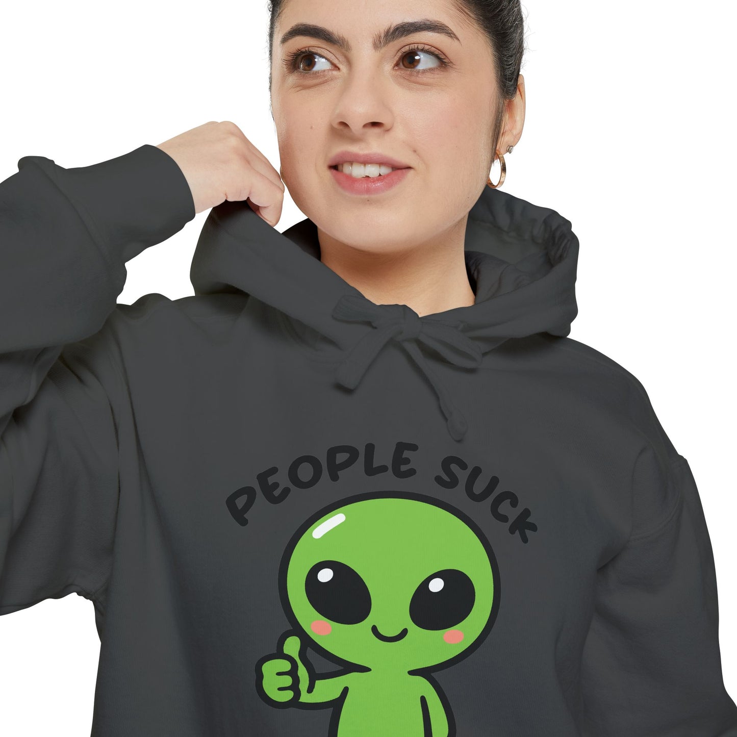 "People Suck"  Alien Hoodie