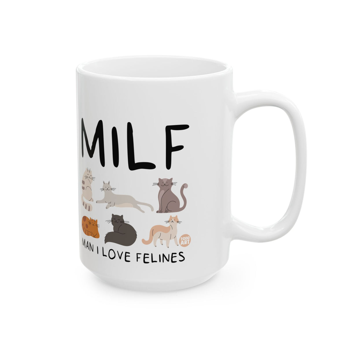 Feline Appreciation Todd Art Mug