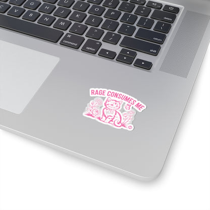 Rage Consumes MeTodd Art Sticker