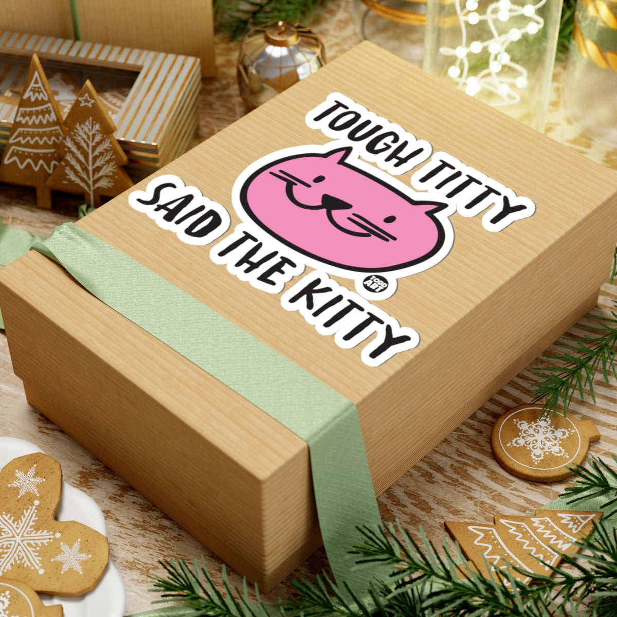 Tough TittyTodd Art Sticker