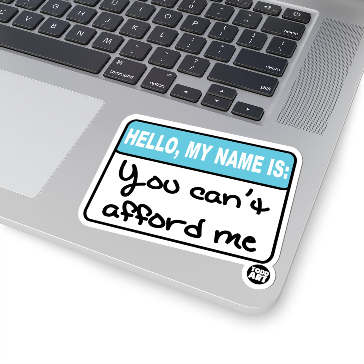 Introduction Card Todd Art Sticker