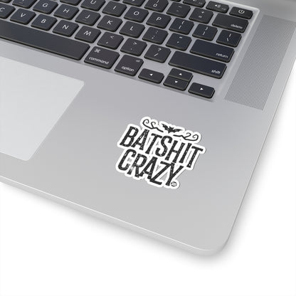 Bat CrazyTodd Art Sticker