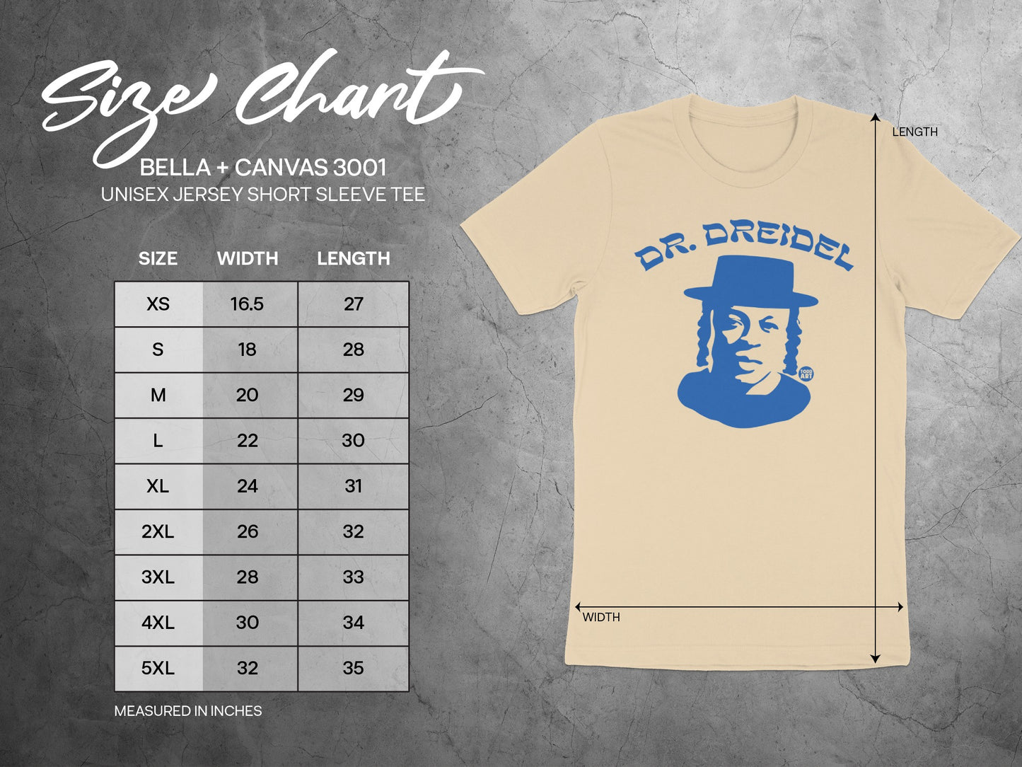 DR. DREIDEL Design Unisex Jersey Short Sleeve Tee