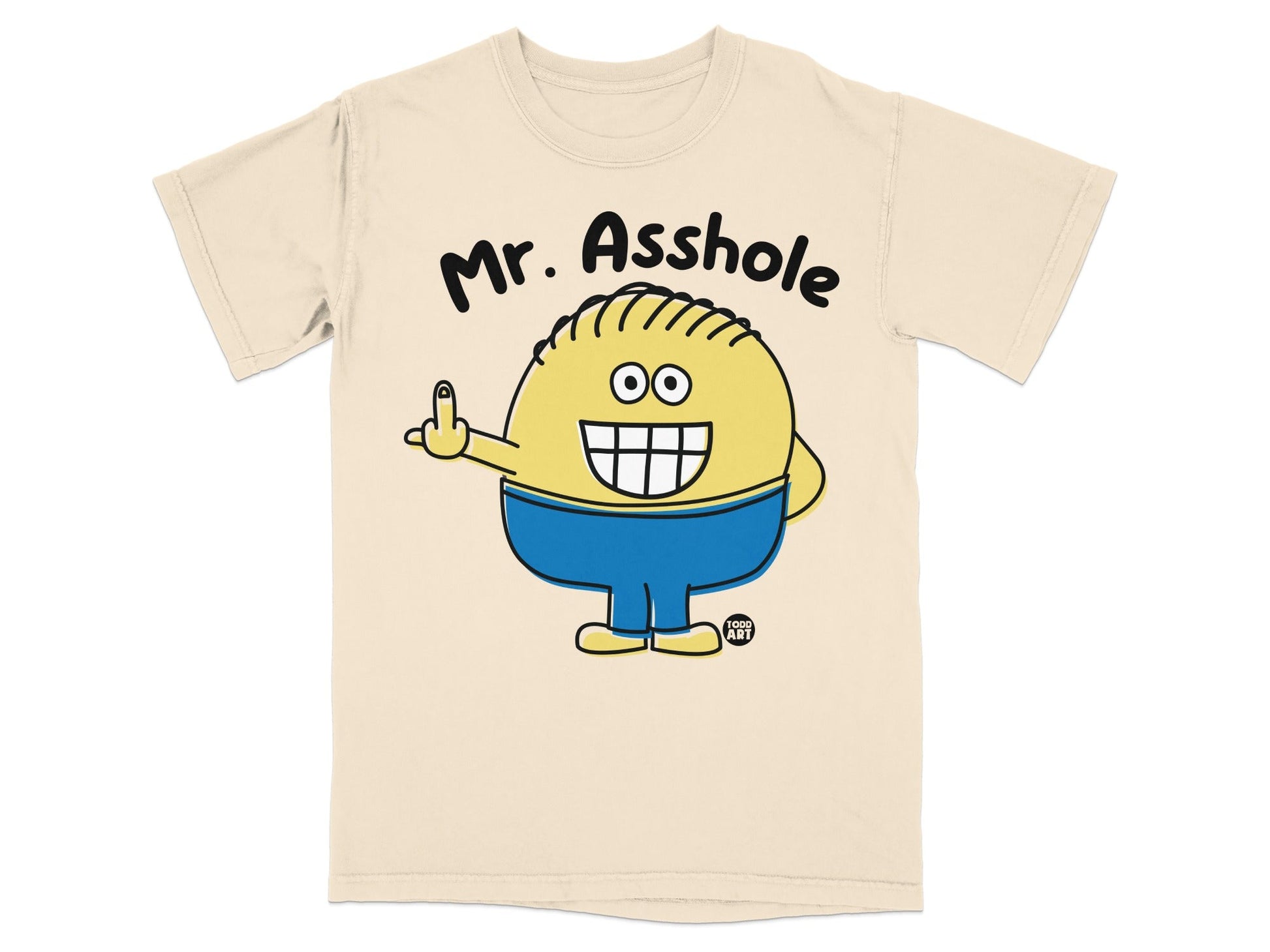 Mr. Asshole Cartoon Character Graphic Tee