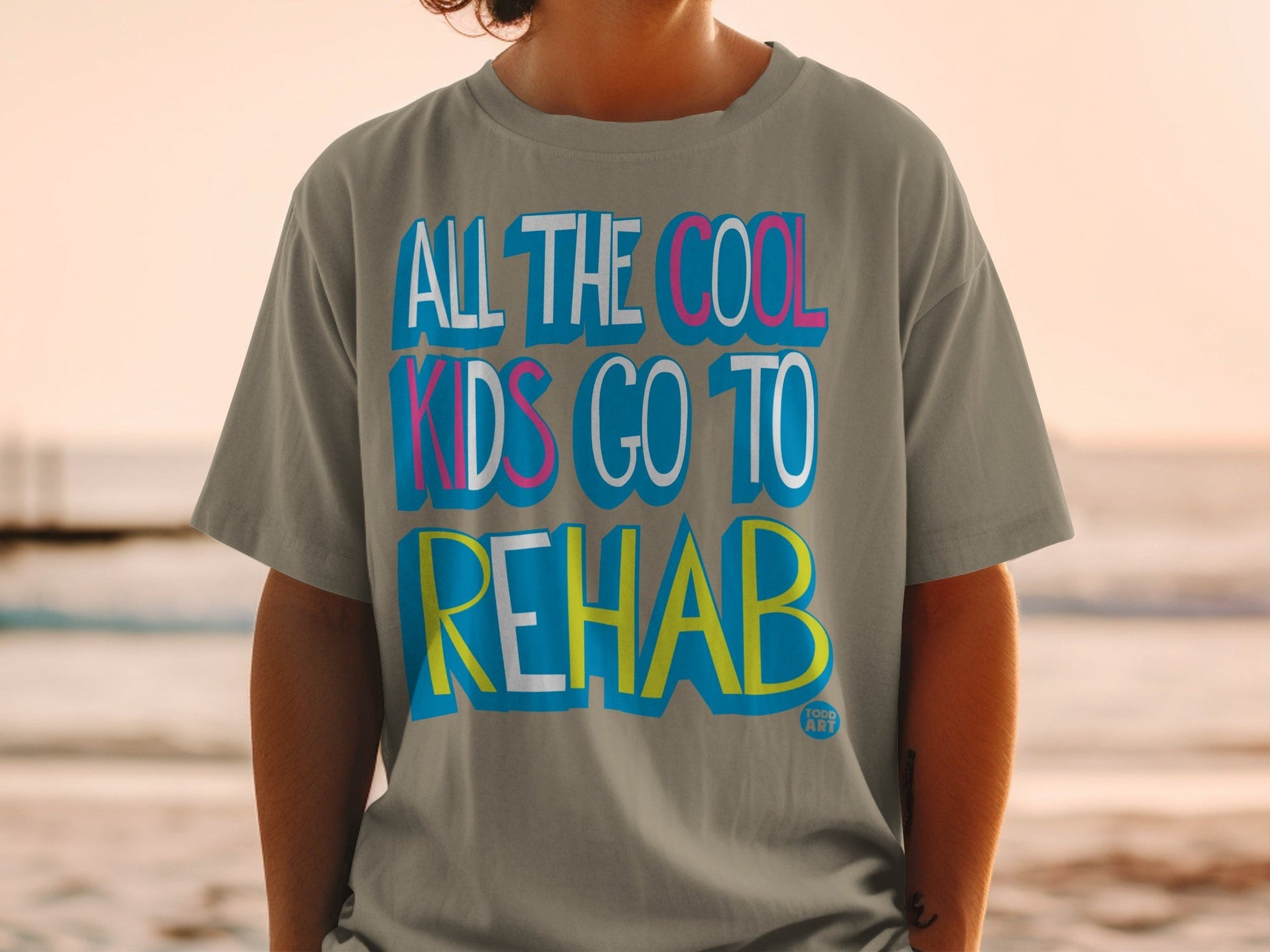 All The Cool Kids Go To Rehab T-shirt
