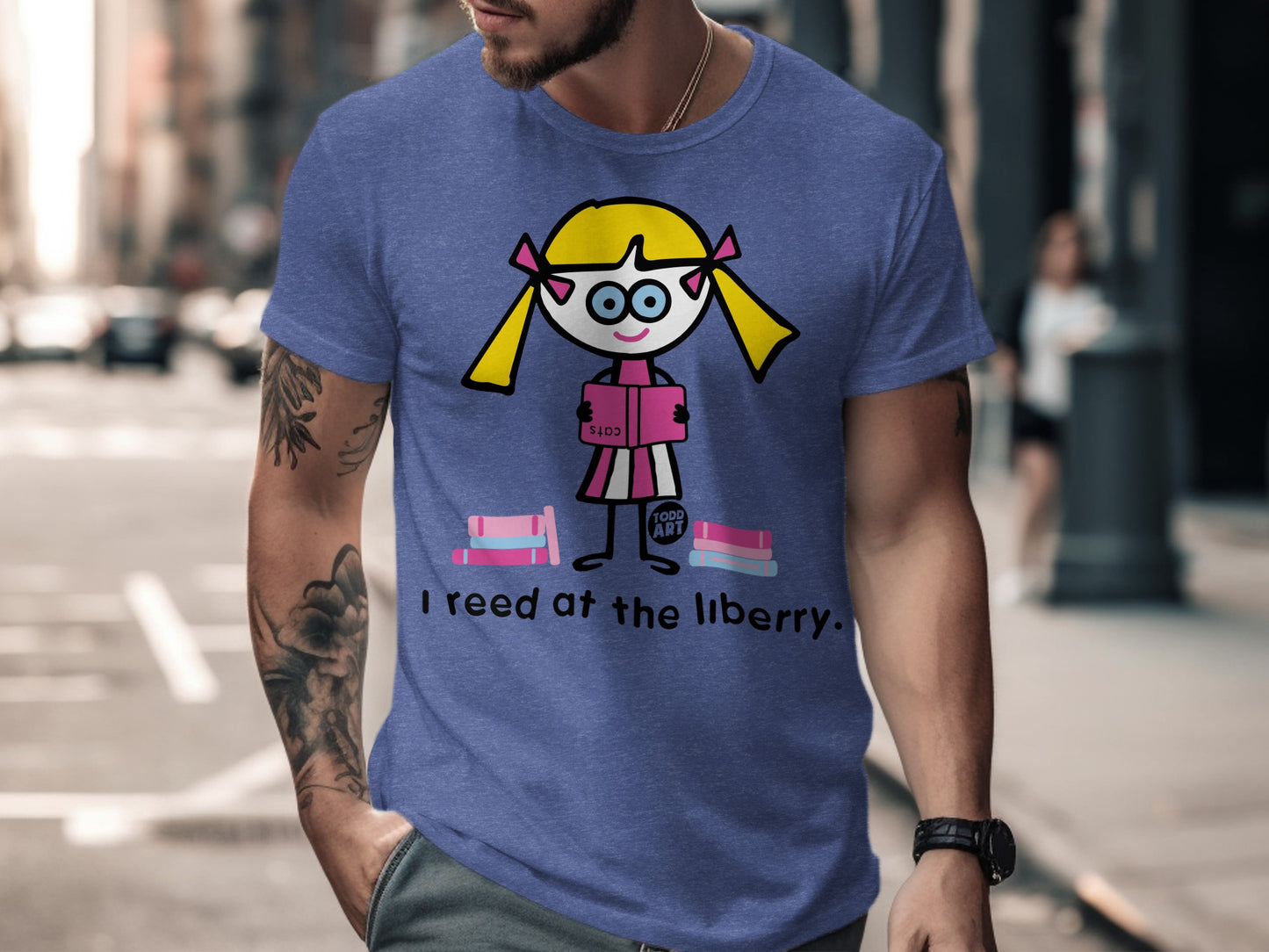 Funny I Reed at The Liberry Shirt for Adults