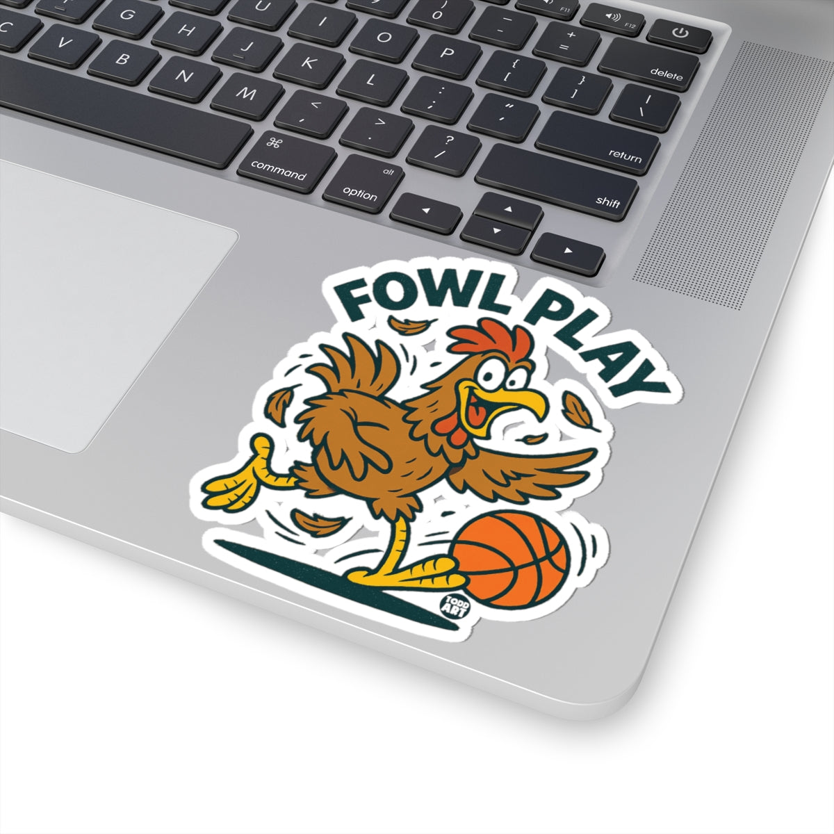 Basketball BirdTodd Art Sticker
