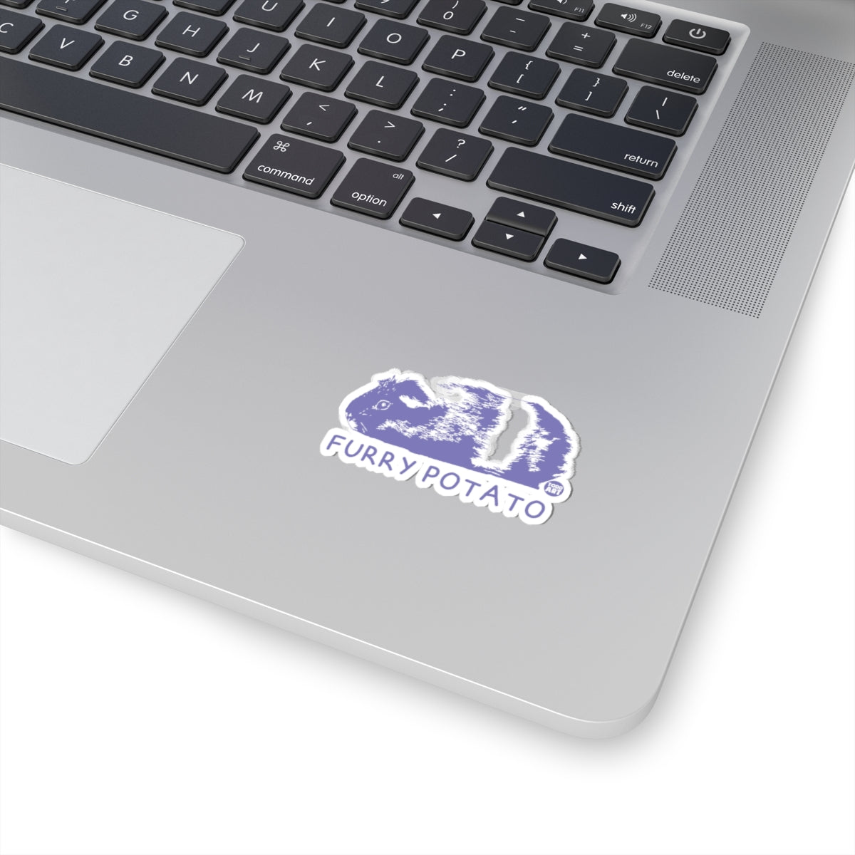 Fuzzy SpudTodd Art Sticker