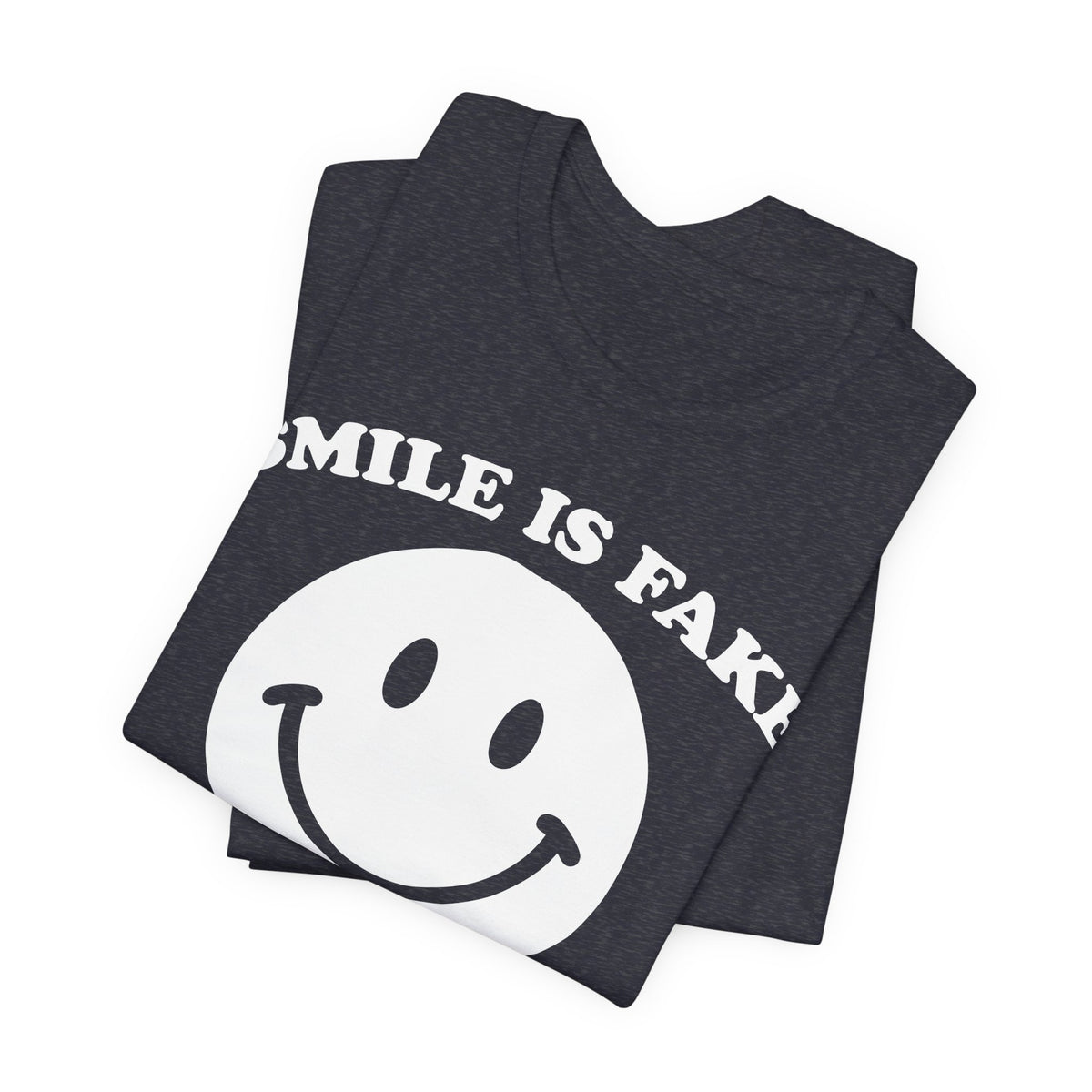 smile fake tits real