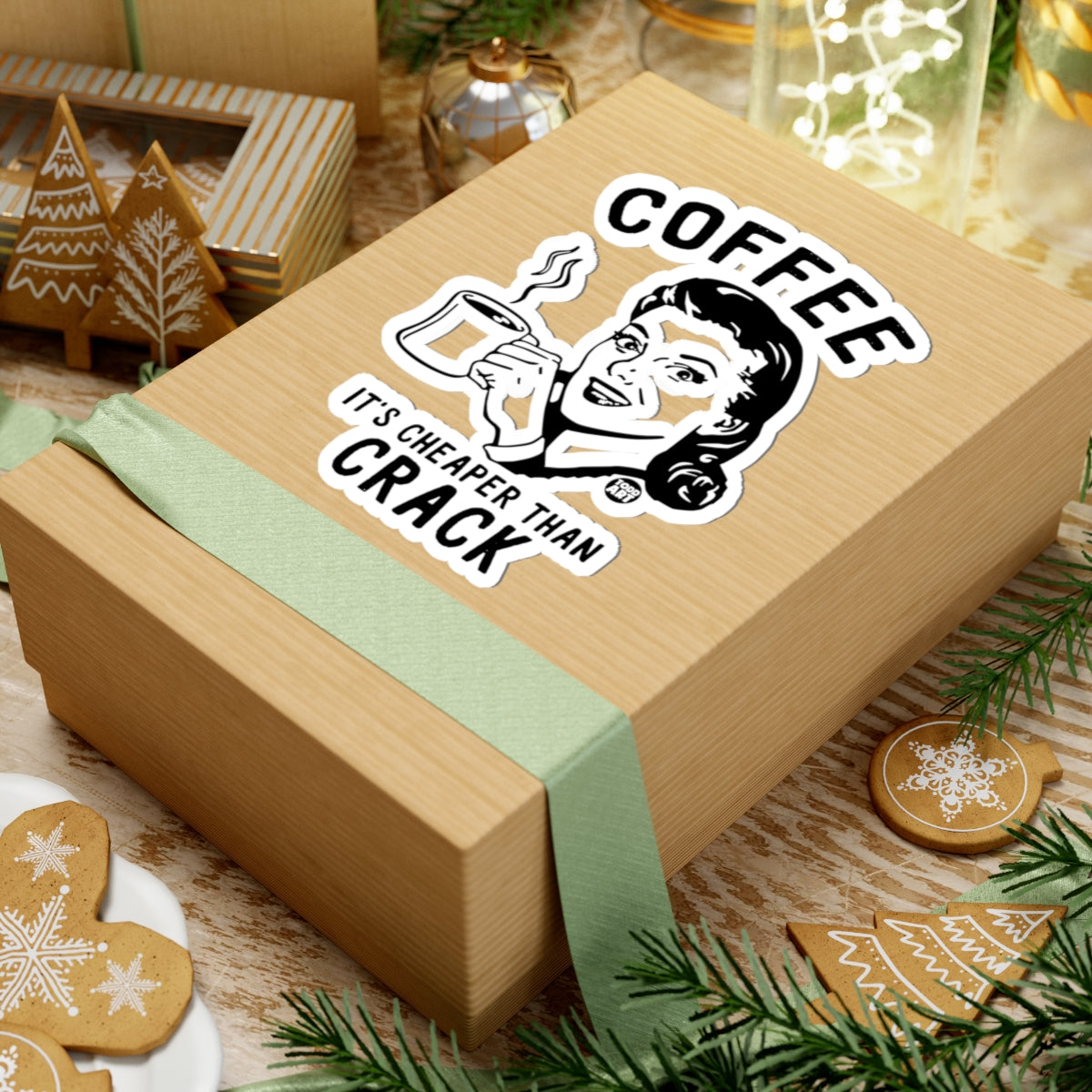 Coffee Todd Art Sticker