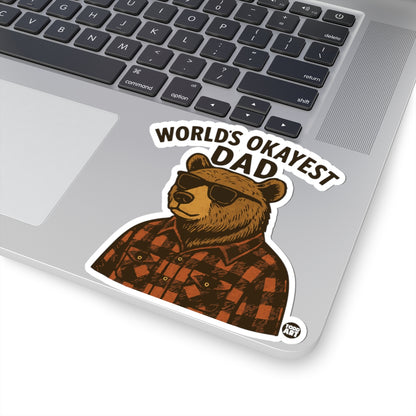 Cool Bear DadTodd Art Sticker