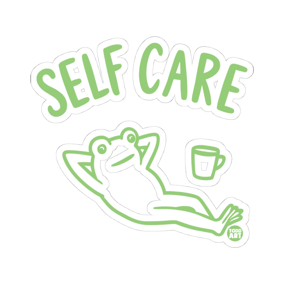 Self CareTodd Art Sticker