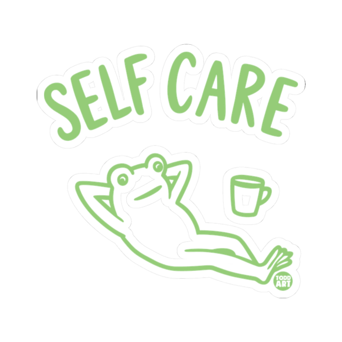 Self CareTodd Art Sticker
