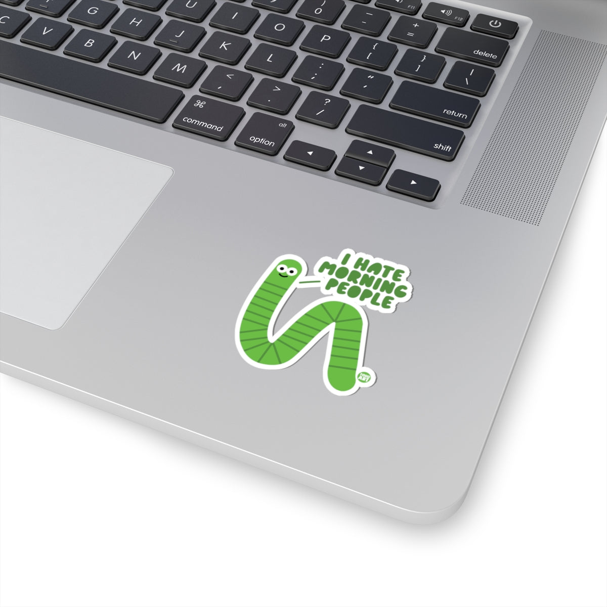 Grumpy WormTodd Art Sticker
