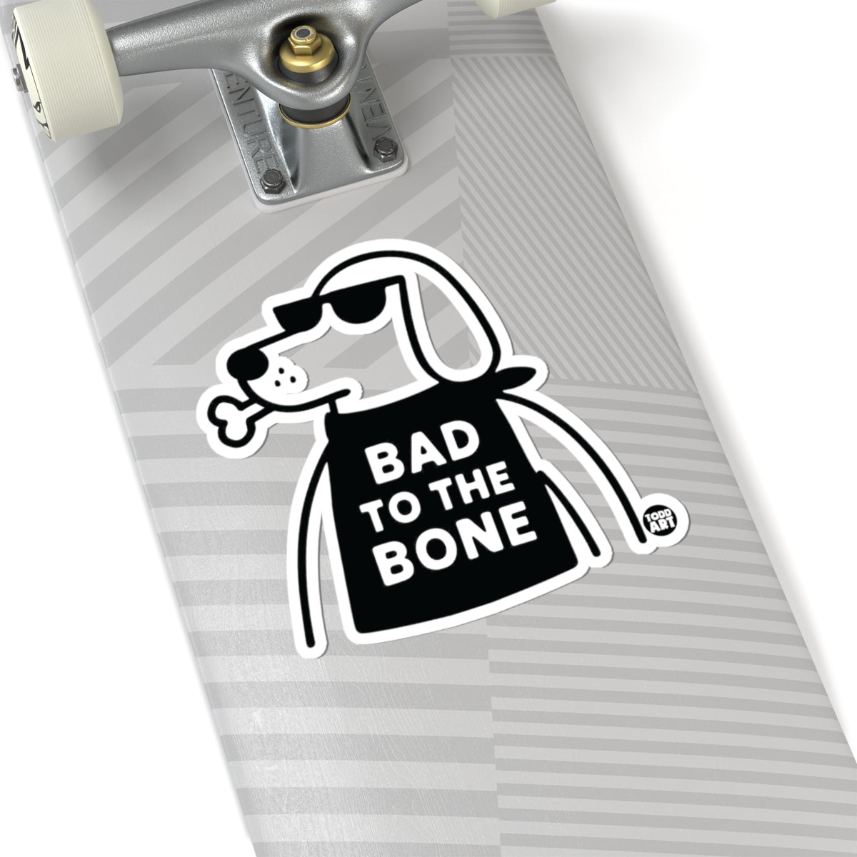 Bad to the BoneTodd Art Sticker