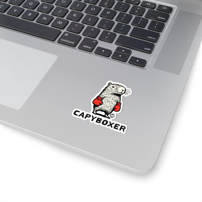 Capyboxer Todd Art Sticker