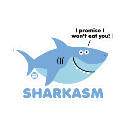 Sharkasm Todd Art Sticker