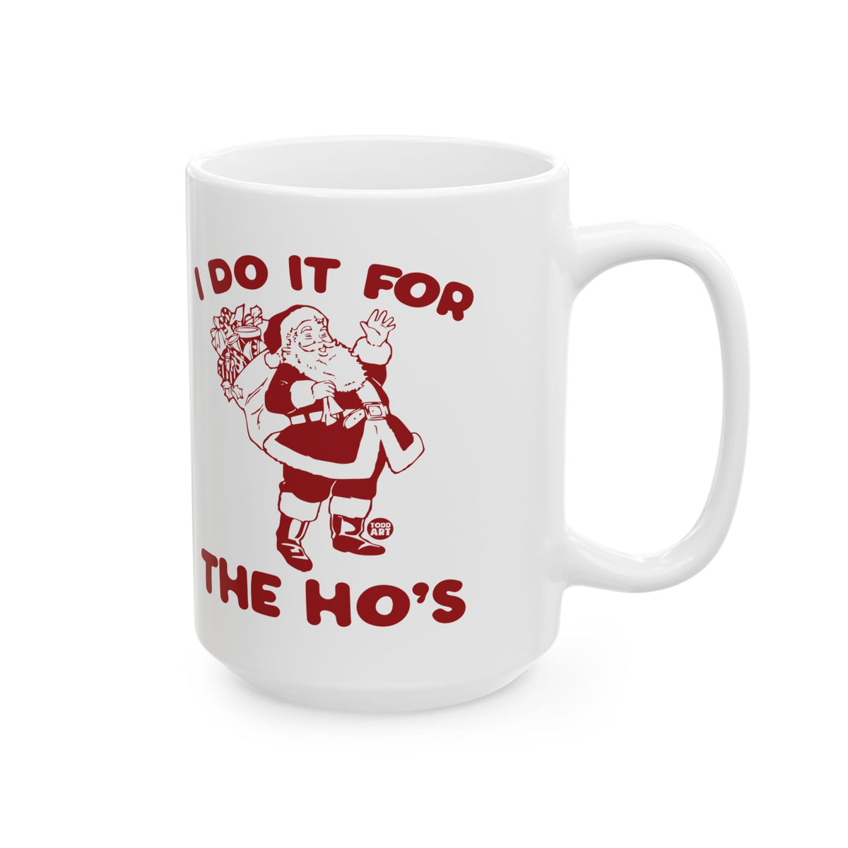 Santa's Holiday Hustle Todd Art Mug