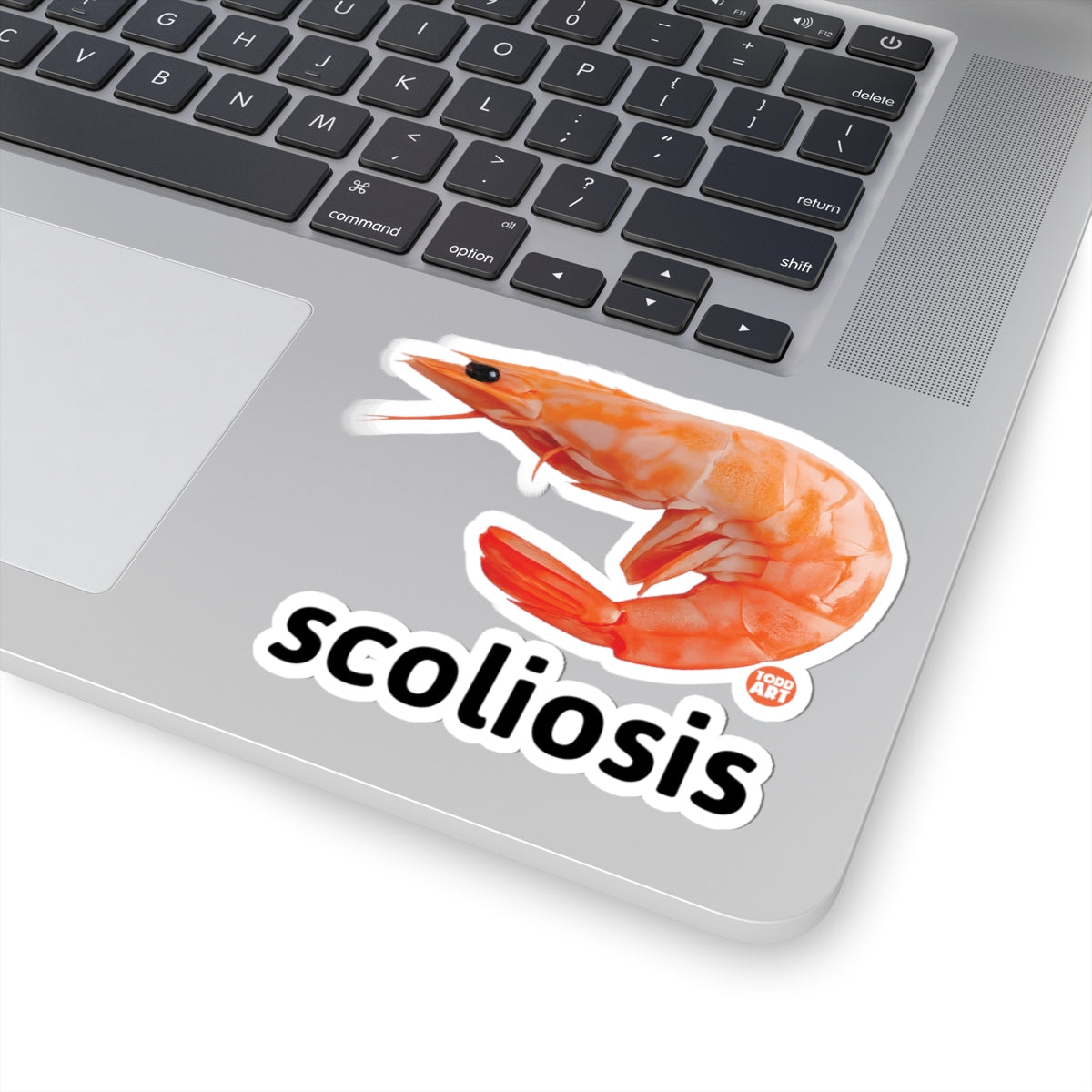 Scoliosis Todd Art Sticker