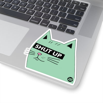 Quiet CatTodd Art Sticker