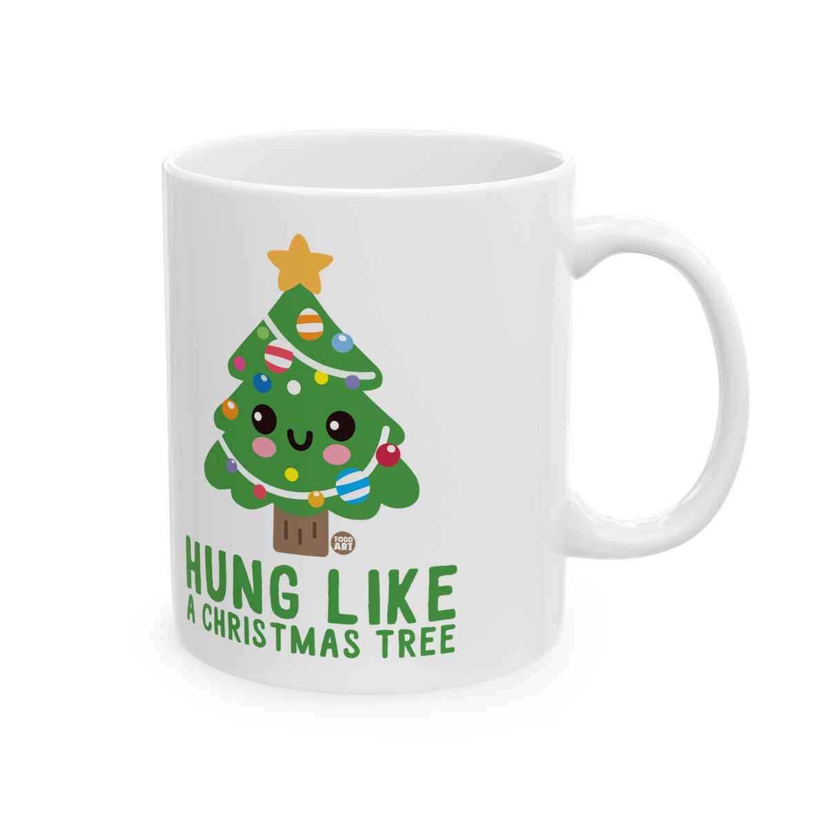 Hung Like XMAS Tree Mug