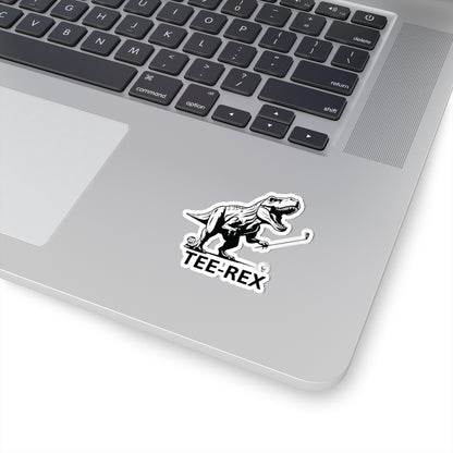Tee-Rex GolfingTodd Art Sticker