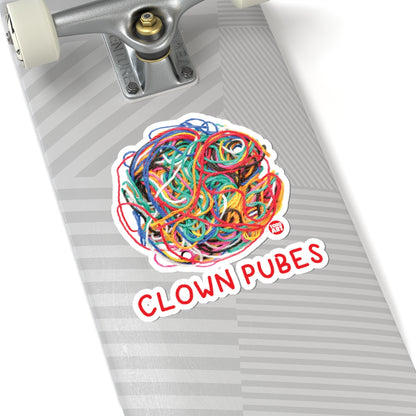 Clown PubesTodd Art Sticker