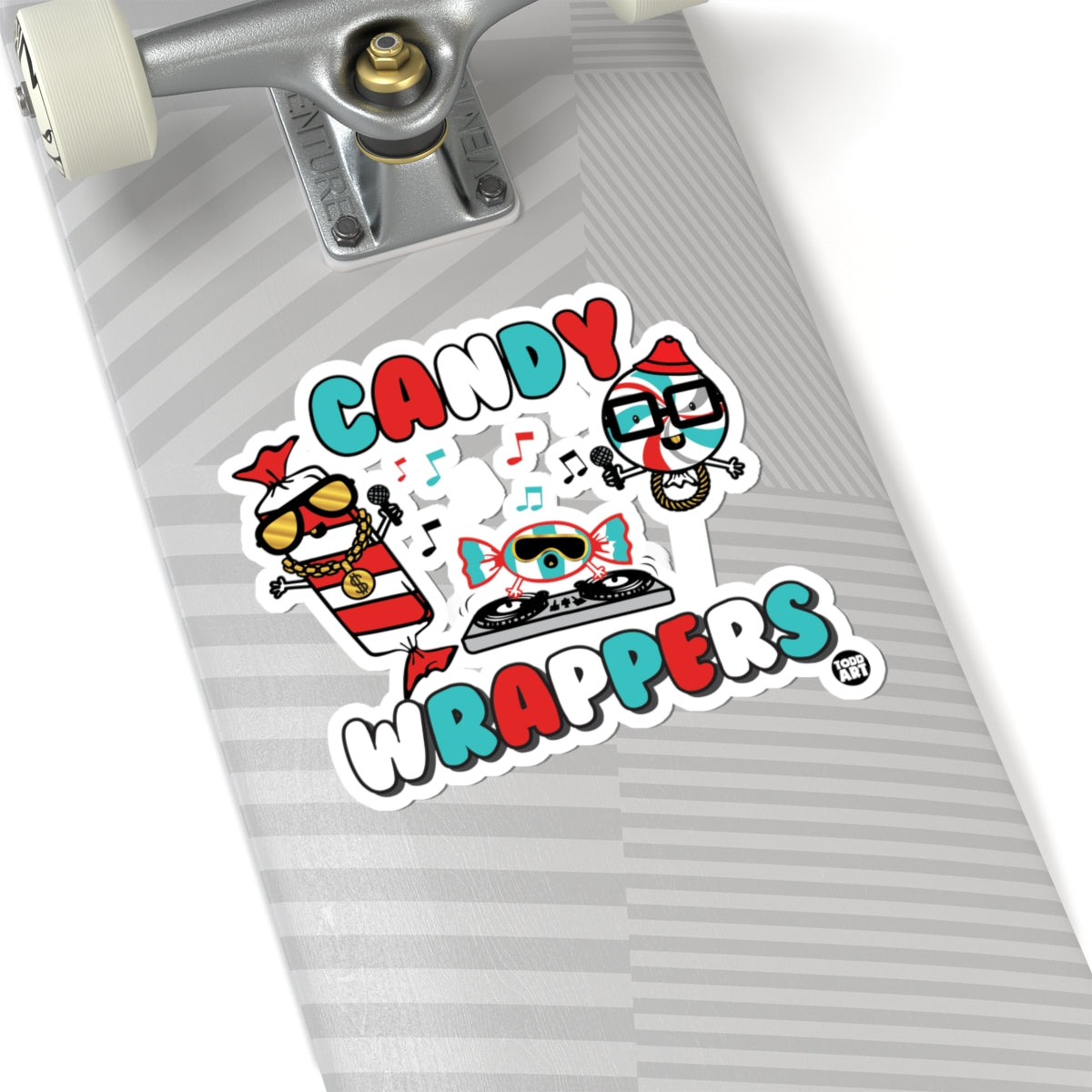 Candy WrappersTodd Art Sticker