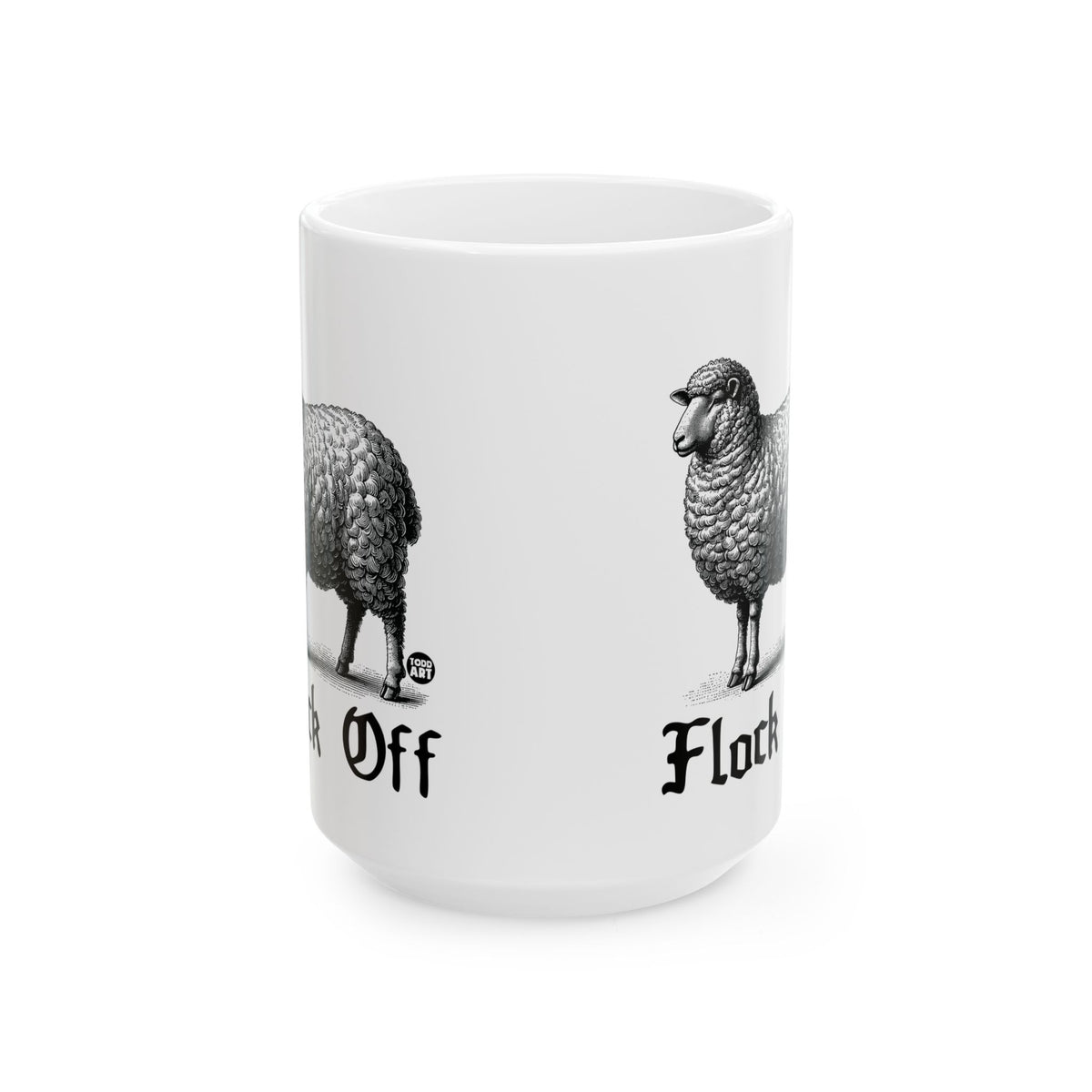 Fluffy Defiance Todd Art Mug