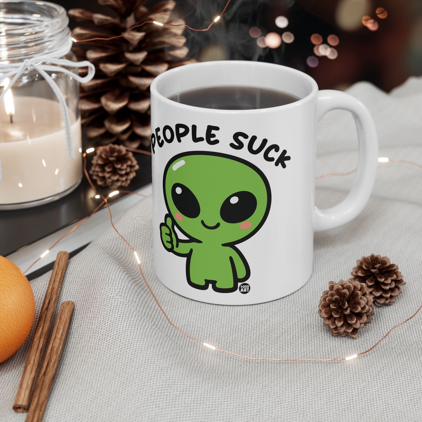 People Suck Alien Mug