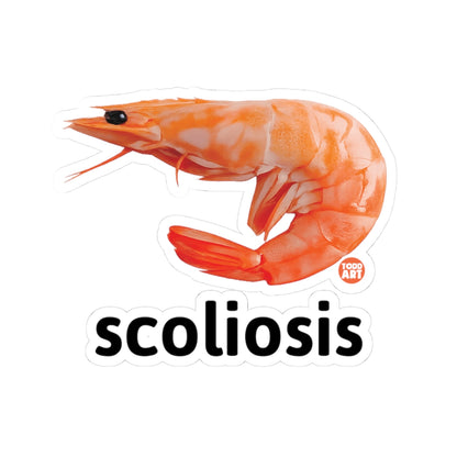 Scoliosis Todd Art Sticker