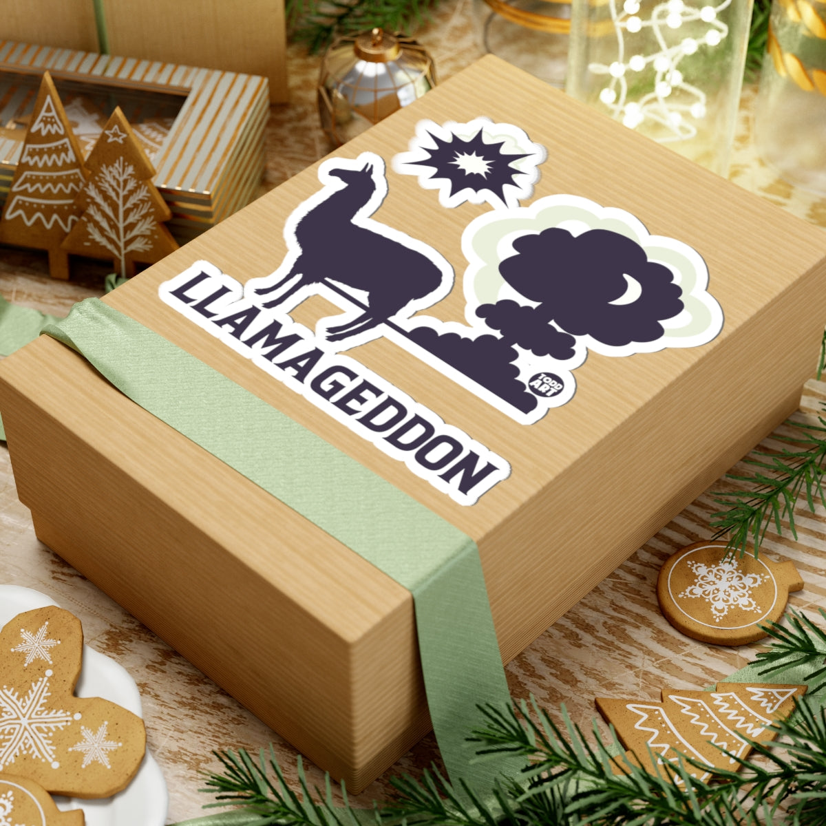 LlamageddonTodd Art Sticker